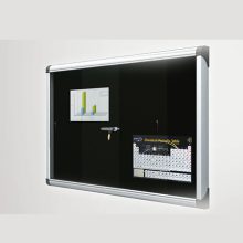 تابلو اعلانات قاب دار شیشه ای100×200 شیدکو